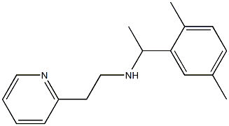 [1-(2,5-dimethylphenyl)ethyl][2-(pyridin-2-yl)ethyl]amine Struktur