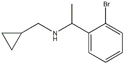 [1-(2-bromophenyl)ethyl](cyclopropylmethyl)amine Struktur