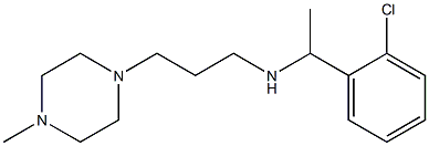 [1-(2-chlorophenyl)ethyl][3-(4-methylpiperazin-1-yl)propyl]amine Struktur