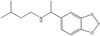 [1-(2H-1,3-benzodioxol-5-yl)ethyl](3-methylbutyl)amine Struktur