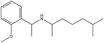 [1-(2-methoxyphenyl)ethyl](6-methylheptan-2-yl)amine Struktur