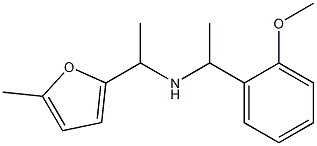 [1-(2-methoxyphenyl)ethyl][1-(5-methylfuran-2-yl)ethyl]amine Struktur