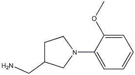 [1-(2-methoxyphenyl)pyrrolidin-3-yl]methylamine Struktur