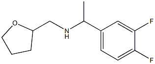 [1-(3,4-difluorophenyl)ethyl](oxolan-2-ylmethyl)amine Struktur