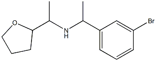 [1-(3-bromophenyl)ethyl][1-(oxolan-2-yl)ethyl]amine Struktur