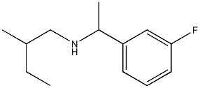 [1-(3-fluorophenyl)ethyl](2-methylbutyl)amine Struktur