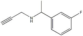 [1-(3-fluorophenyl)ethyl](prop-2-yn-1-yl)amine Struktur