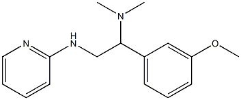 [1-(3-methoxyphenyl)-2-(pyridin-2-ylamino)ethyl]dimethylamine Struktur