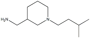 [1-(3-methylbutyl)piperidin-3-yl]methanamine Struktur