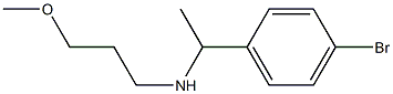 [1-(4-bromophenyl)ethyl](3-methoxypropyl)amine Struktur