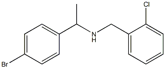 [1-(4-bromophenyl)ethyl][(2-chlorophenyl)methyl]amine Struktur