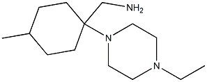 [1-(4-ethylpiperazin-1-yl)-4-methylcyclohexyl]methylamine Struktur