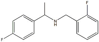 [1-(4-fluorophenyl)ethyl][(2-fluorophenyl)methyl]amine Struktur