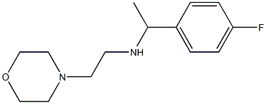 [1-(4-fluorophenyl)ethyl][2-(morpholin-4-yl)ethyl]amine Struktur