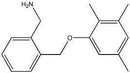 [2-(2,3,5-trimethylphenoxymethyl)phenyl]methanamine Struktur