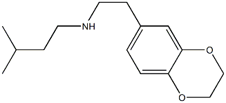 [2-(2,3-dihydro-1,4-benzodioxin-6-yl)ethyl](3-methylbutyl)amine Struktur