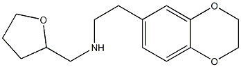 [2-(2,3-dihydro-1,4-benzodioxin-6-yl)ethyl](oxolan-2-ylmethyl)amine Struktur