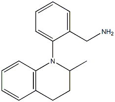 [2-(2-methyl-1,2,3,4-tetrahydroquinolin-1-yl)phenyl]methanamine Struktur