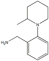 [2-(2-methylpiperidin-1-yl)phenyl]methanamine Struktur