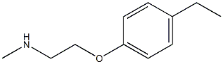 [2-(4-ethylphenoxy)ethyl](methyl)amine Struktur