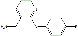 [2-(4-fluorophenoxy)pyridin-3-yl]methylamine Struktur