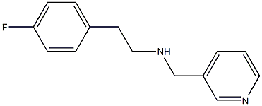 [2-(4-fluorophenyl)ethyl](pyridin-3-ylmethyl)amine Struktur