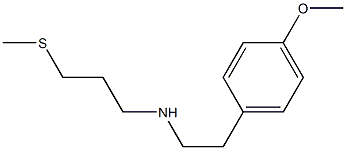 [2-(4-methoxyphenyl)ethyl][3-(methylsulfanyl)propyl]amine Struktur