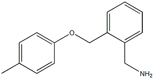 [2-(4-methylphenoxymethyl)phenyl]methanamine Struktur