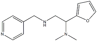 [2-(dimethylamino)-2-(furan-2-yl)ethyl](pyridin-4-ylmethyl)amine Struktur