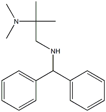 [2-(dimethylamino)-2-methylpropyl](diphenylmethyl)amine Struktur