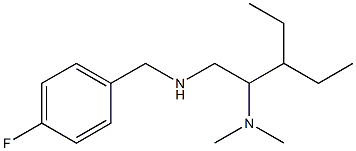 [2-(dimethylamino)-3-ethylpentyl][(4-fluorophenyl)methyl]amine Struktur