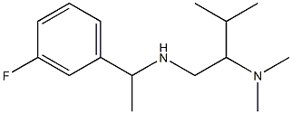 [2-(dimethylamino)-3-methylbutyl][1-(3-fluorophenyl)ethyl]amine Struktur