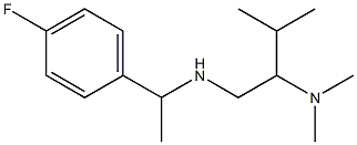 [2-(dimethylamino)-3-methylbutyl][1-(4-fluorophenyl)ethyl]amine Struktur