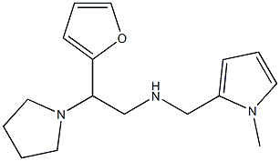 [2-(furan-2-yl)-2-(pyrrolidin-1-yl)ethyl][(1-methyl-1H-pyrrol-2-yl)methyl]amine Struktur