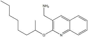 [2-(octan-2-yloxy)quinolin-3-yl]methanamine Struktur