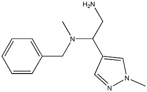 [2-amino-1-(1-methyl-1H-pyrazol-4-yl)ethyl](benzyl)methylamine Struktur