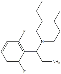 [2-amino-1-(2,6-difluorophenyl)ethyl]dibutylamine Struktur