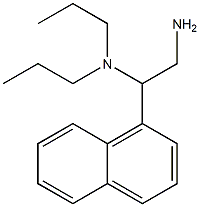 [2-amino-1-(naphthalen-1-yl)ethyl]dipropylamine Structure