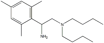 [2-amino-2-(2,4,6-trimethylphenyl)ethyl]dibutylamine Struktur