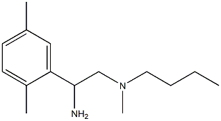 [2-amino-2-(2,5-dimethylphenyl)ethyl](butyl)methylamine Struktur