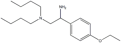 [2-amino-2-(4-ethoxyphenyl)ethyl]dibutylamine Struktur