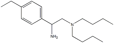 [2-amino-2-(4-ethylphenyl)ethyl]dibutylamine Struktur