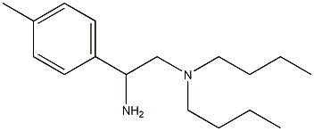 [2-amino-2-(4-methylphenyl)ethyl]dibutylamine Struktur