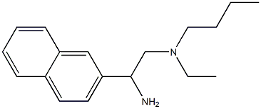 [2-amino-2-(naphthalen-2-yl)ethyl](butyl)ethylamine Struktur