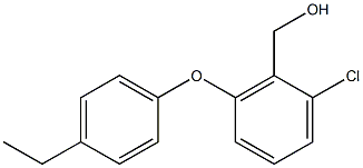 [2-chloro-6-(4-ethylphenoxy)phenyl]methanol Struktur