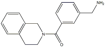 [3-(1,2,3,4-tetrahydroisoquinolin-2-ylcarbonyl)phenyl]methanamine Struktur