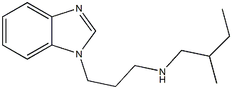 [3-(1H-1,3-benzodiazol-1-yl)propyl](2-methylbutyl)amine Struktur