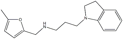 [3-(2,3-dihydro-1H-indol-1-yl)propyl][(5-methylfuran-2-yl)methyl]amine Struktur