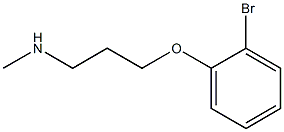 [3-(2-bromophenoxy)propyl](methyl)amine Struktur