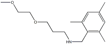 [3-(2-methoxyethoxy)propyl][(2,4,6-trimethylphenyl)methyl]amine Struktur